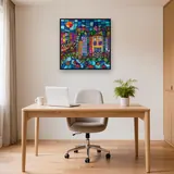 Diamond Painting Città Vetrata con Pesci – Studio