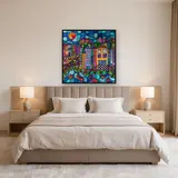Diamond Painting Città Vetrata con Pesci – Camera