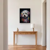 Malteser Aquarell Diamond Painting – Flur
