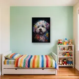 Malteser Aquarell Diamond Painting – Kinderzimmer