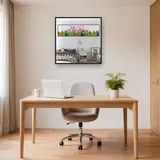 Flamant Rose Et Fleurs – Bureau