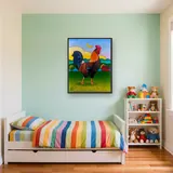 Diamantschilderij De Haan van de Boerderij – Kinderkamer