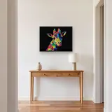 Multicolour Pop Art Giraffe – Hallway
