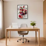 Diamond Painting Bouquet de Roses Rouges et Roses – Bureau