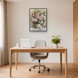 Diamond Painting Bouquet de Pivoines Roses et Blanches – Bureau