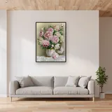 Diamond Painting Bouquet de Pivoines Roses et Blanches – Salon