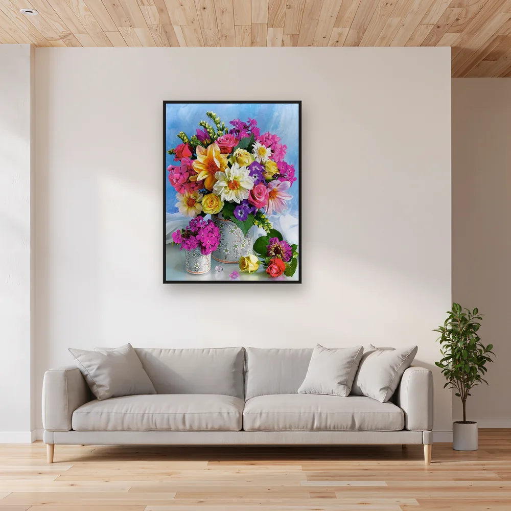 Diamond Painting Bouquet de Printemps Multicolore – Salon