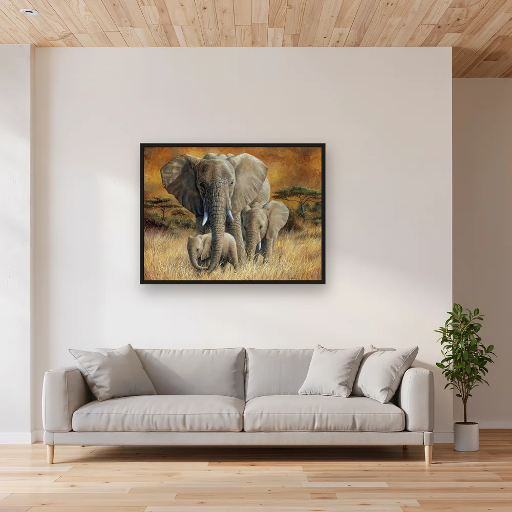 3 Olifanten Savannah – Woonkamer