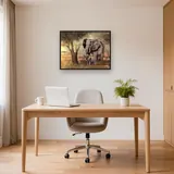 Mama Elephant and her Baby – Office