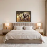 Mama Elephant and her Baby – Bedroom