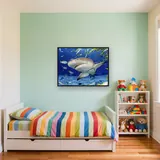 Shark and School of Fish – Kids room