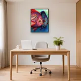 Colorful Discus Fish Duo – Office