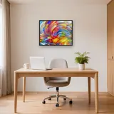 Pittura astratta con diamanti: il vortice colorato – Studio