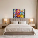 Pittura astratta con diamanti: il vortice colorato – Camera