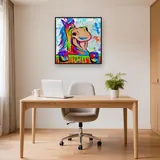 Pittura a diamante Cavallo pazzo pop art – Studio