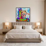 Pittura a diamante Cavallo pazzo pop art – Camera