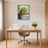 Diamond Painting Bouquet Sauvage dans un Pot Terracotta – Bureau