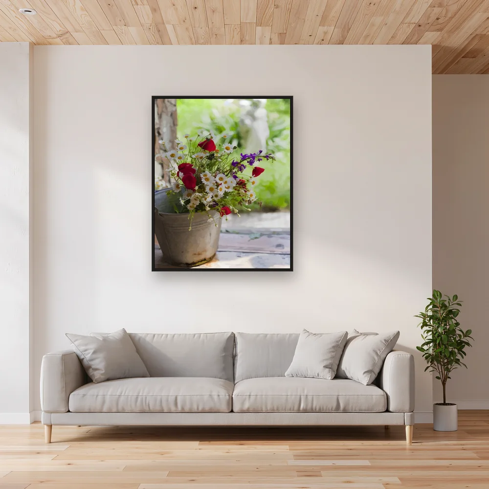 Diamond Painting Bouquet Sauvage dans un Pot Terracotta – Salon