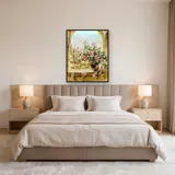 Diamond Painting Roses Roses sur un Balcon de Pierre – Chambre