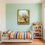 Diamond Painting Roses Roses sur un Balcon de Pierre – Enfant