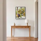 Diamond Painting Bouquet Impressionniste devant une Fenêtre – Entrée