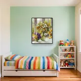 Diamond Painting Bouquet Impressionniste devant une Fenêtre – Enfant