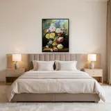 Diamond Painting Bouquet de Pivoines et Roses dans un Vase Doré – Chambre
