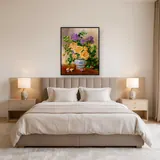 Pittura a diamante Fiori: Il bouquet caldo – Camera