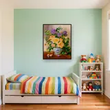 Pittura a diamante Fiori: Il bouquet caldo – Cameretta
