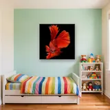 Blazing Fighting Fish – Kids room