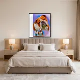 Bulldog Bianco e Marrone – Camera