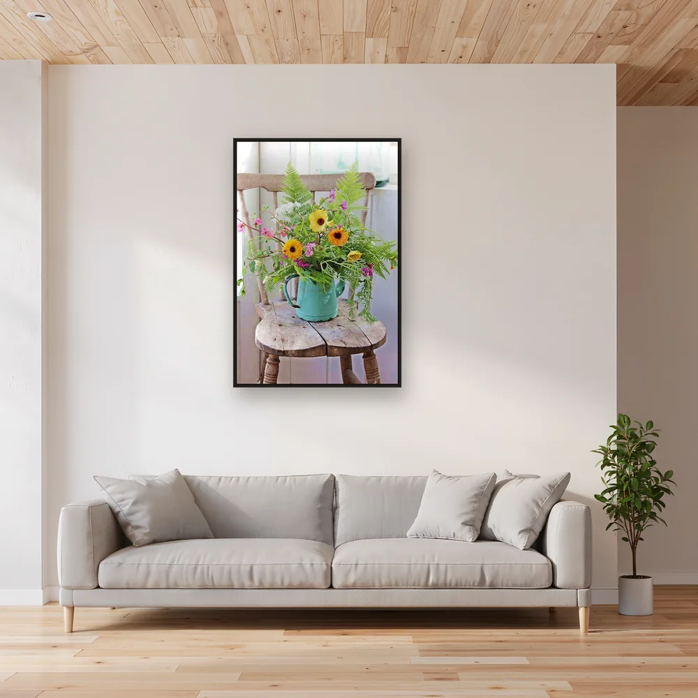Fiori Ludmila su una sedia – Soggiorno