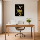 Fiori neri e gialli Alicia – Studio