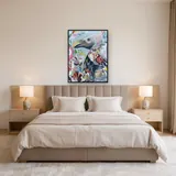 Pittura con diamanti Avvoltoio Fiorito Artistico – Camera