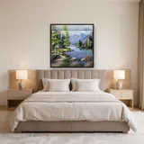 The Lakeside Chalet – Bedroom