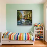 The Golden Forest Bridge – Kids room