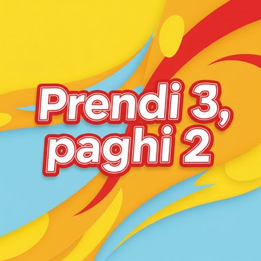 Acquista 2, ricevi 1 gratis