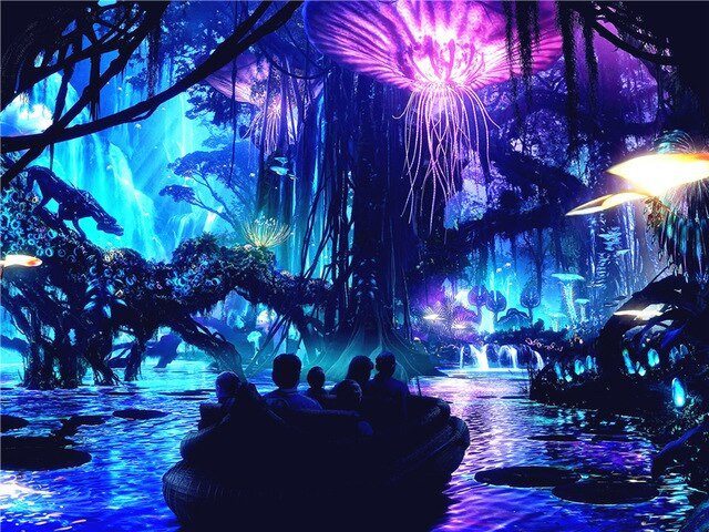 Aperçu du résultat final du diamond painting Avatar : Le Fleuve Enchanté.