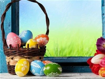 Aperçu du résultat final du diamond painting Azzura Easter Eggs.