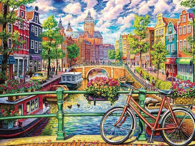 Aperçu du résultat final du diamond painting Breda.