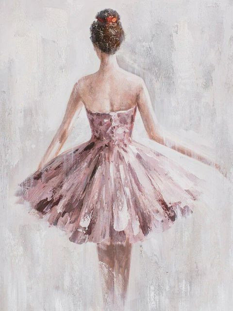 Aperçu du résultat final du diamond painting Balletvrouw Dina.