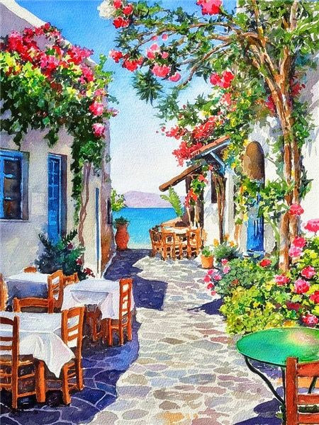 Aperçu du résultat final du diamond painting – Riopop-Straßenbild.
