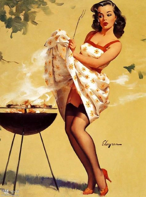 Aperçu du résultat final du diamond painting Sexy Woman Sienna.