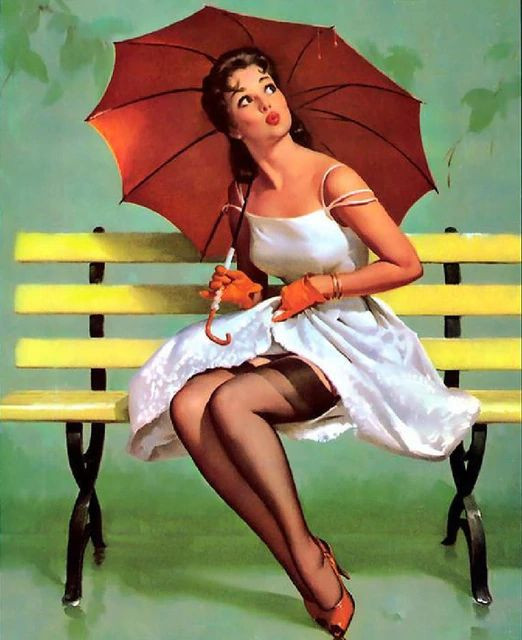 Aperçu du résultat final du diamond painting Sexy Frau Joana.