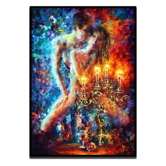 Aperçu du résultat final du diamond painting Sexy Woman Painting Amaïa.