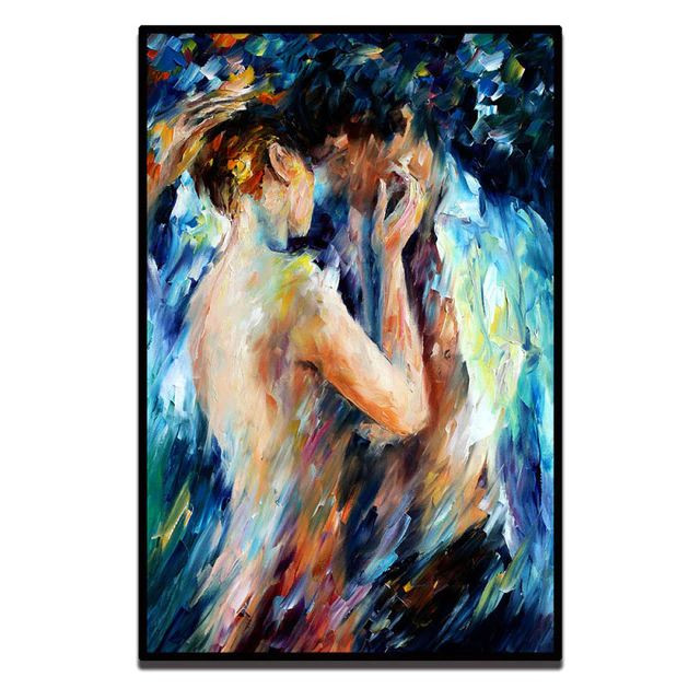 Aperçu du résultat final du diamond painting Donna sexy che dipinge Sofia.