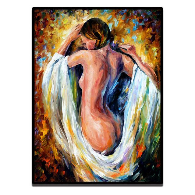Aperçu du résultat final du diamond painting Sexy Woman Painting Roxane.