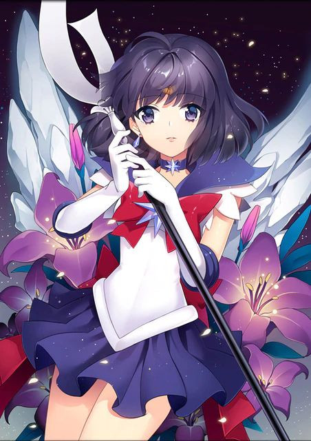 Aperçu du résultat final du diamond painting Dessin Animé Cosplay Série J.