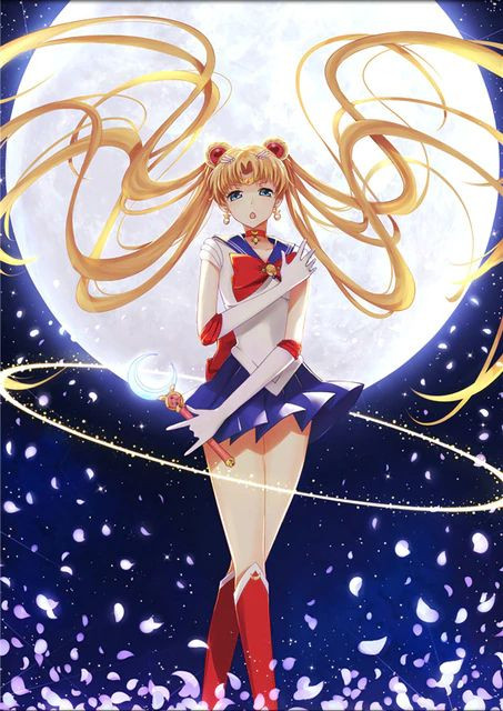 Aperçu du résultat final du diamond painting Anime Cosplay-serie N.