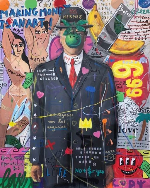 Diamond Painting Graffiti Hermès — résultat final